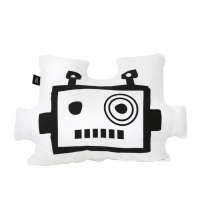 Robot Cushion Mask - White