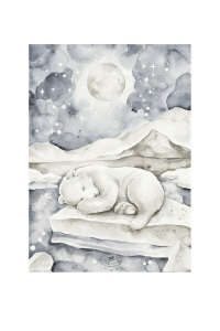 Плакат Мечка 18х24см