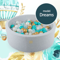 MeowBaby® Baby Foam Ball Pit 30cm, Model Dreams