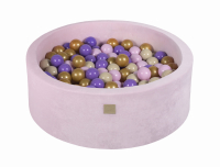 Ball Pit Pastel Pink with 200 balls VELVET