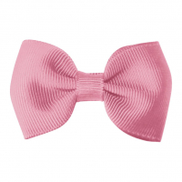 Small Bowtie Bow – Alligator Clip – Wild Rose